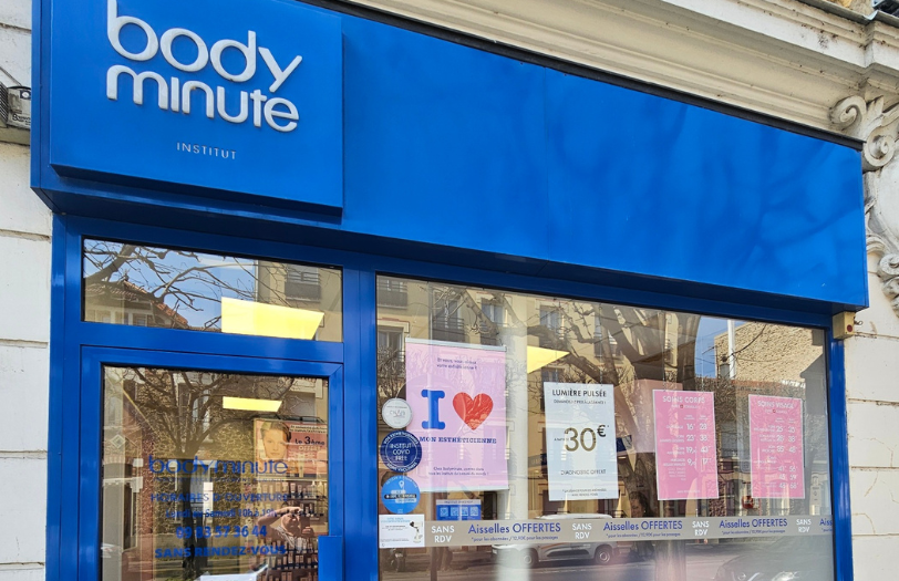 Façade Institut bodyminute Choisy Le Roi