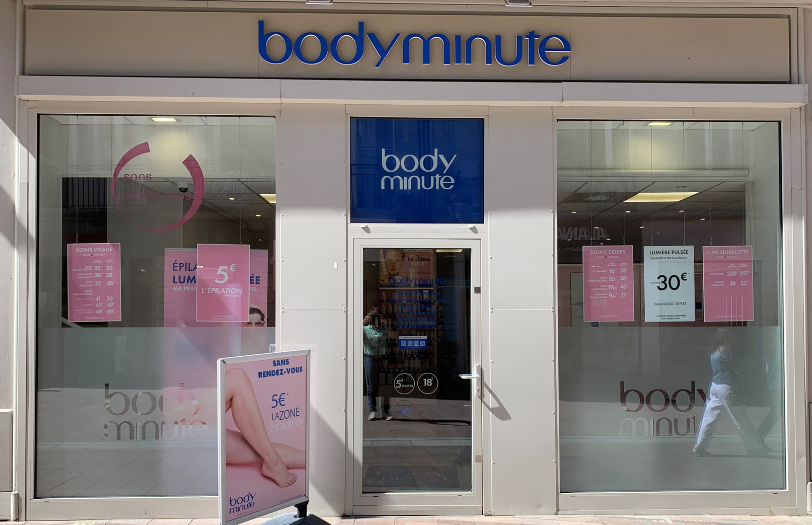 Façade Institut Bodyminute Mulhouse Merciere
