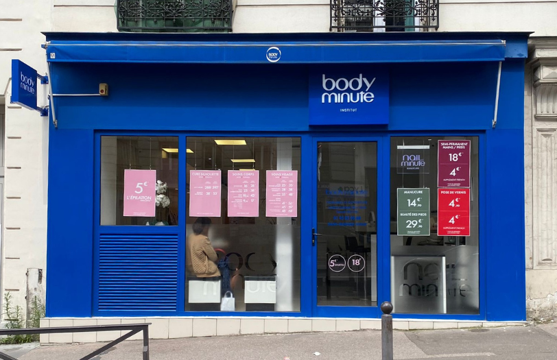Façade Bodyminute Institut Paris Olympiades