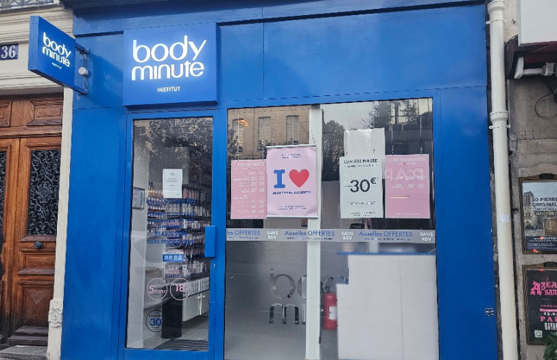Façade Bodyminute Institut Paris Tolbiac
