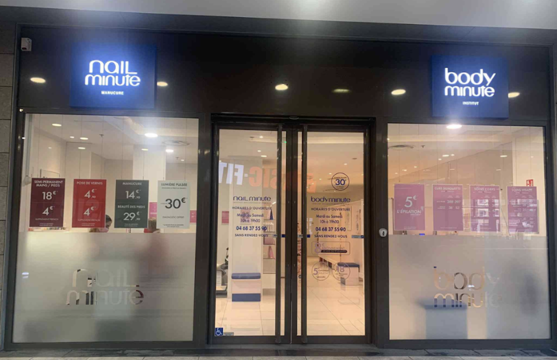 Façade Bodyminute Institut Perpignan