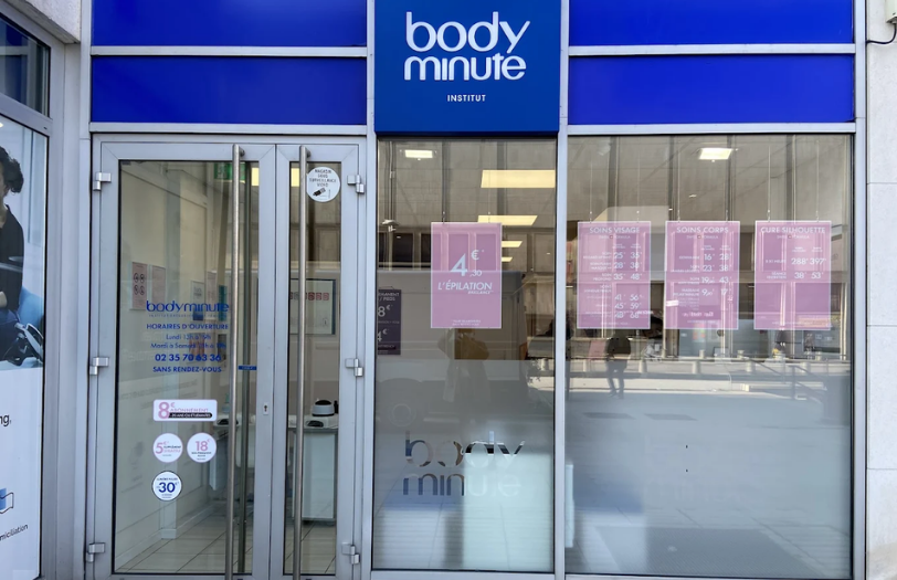 Façade Bodyminute Institut Rouen Centre