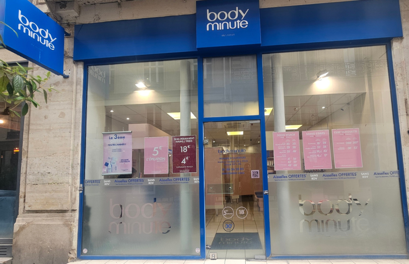 Façade Bodyminute Institut Chatelet